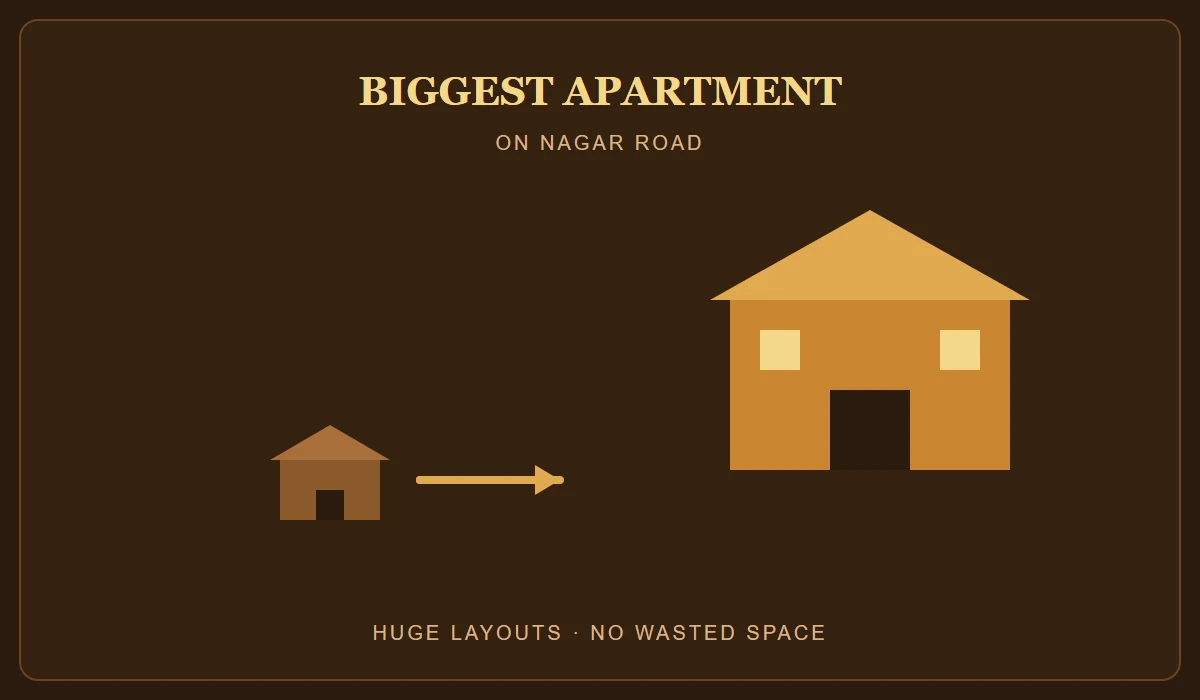 Biggest Apartment on Nagar Road