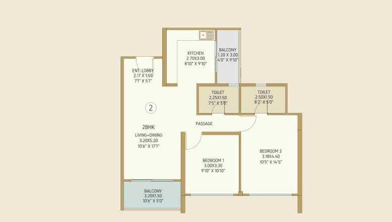 Floor Plan Variants Bramha The Collection Floor Plan - 2, 3 and 4 BHK Configurations