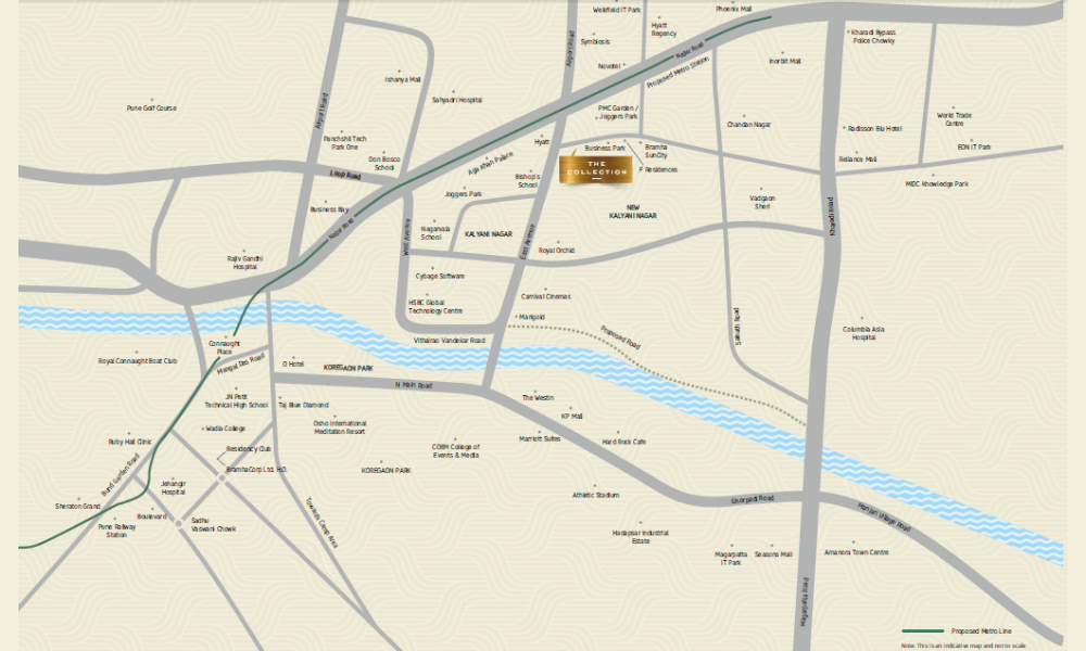 Bramha The Collection Location Map